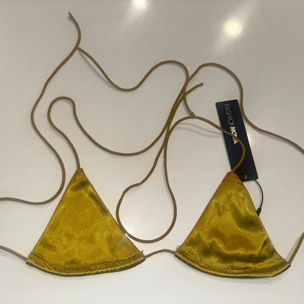 Fashion Nova Gold Bikini